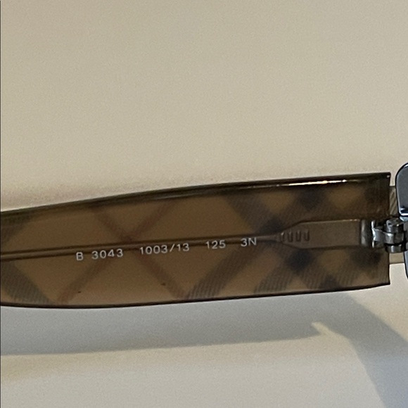 Burberry Brown Gradient Rimless Shield Sunglasses - Picture 8 of 13